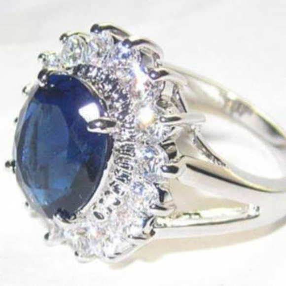 NWT ring princess kate diana engagement cz - Picture 7 of 8